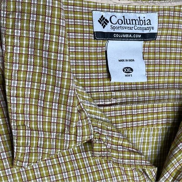 Columbia Button Down Casual Cotton Plaid Shirt - Picture 3 of 8